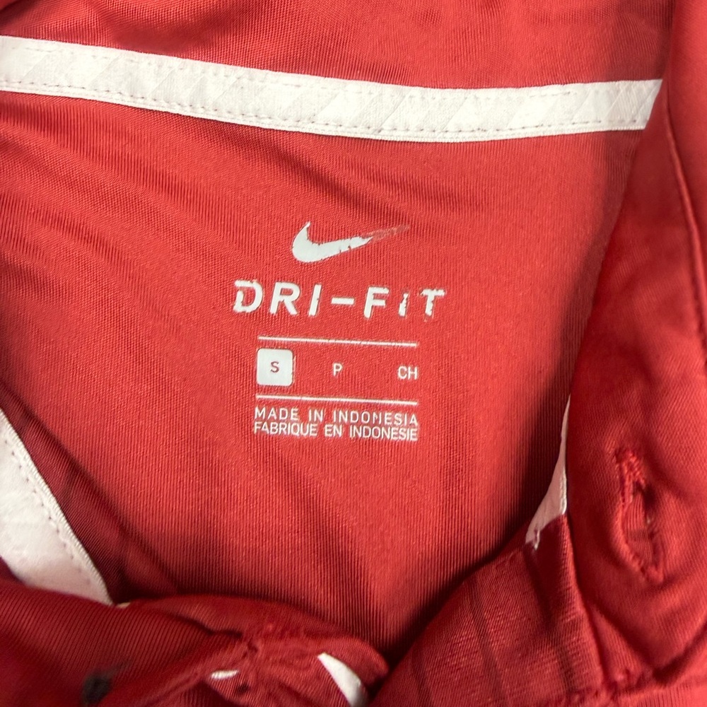 Nike Men's Crimson Dri-FIT Polo Shirt size Small - Picture 2 of 7